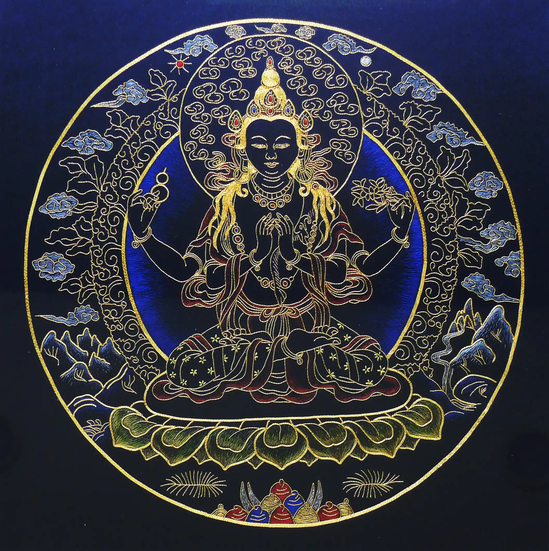 Four-Armed Avalokiteshvara