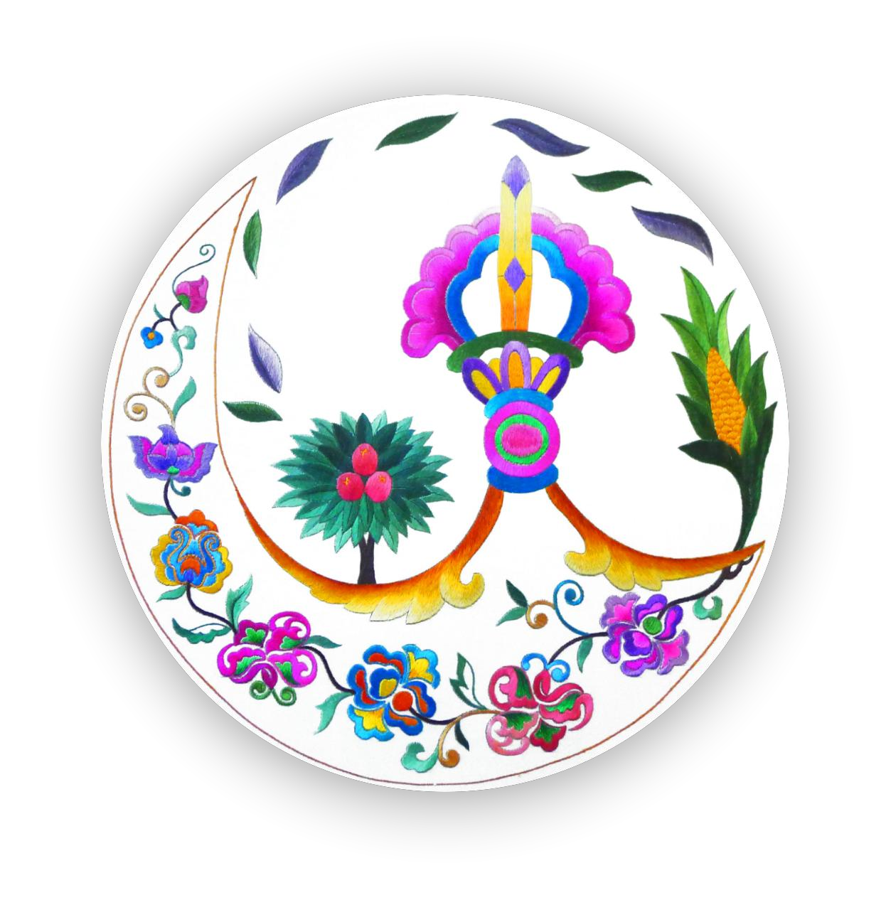 Qiang Embroidery: Vajra